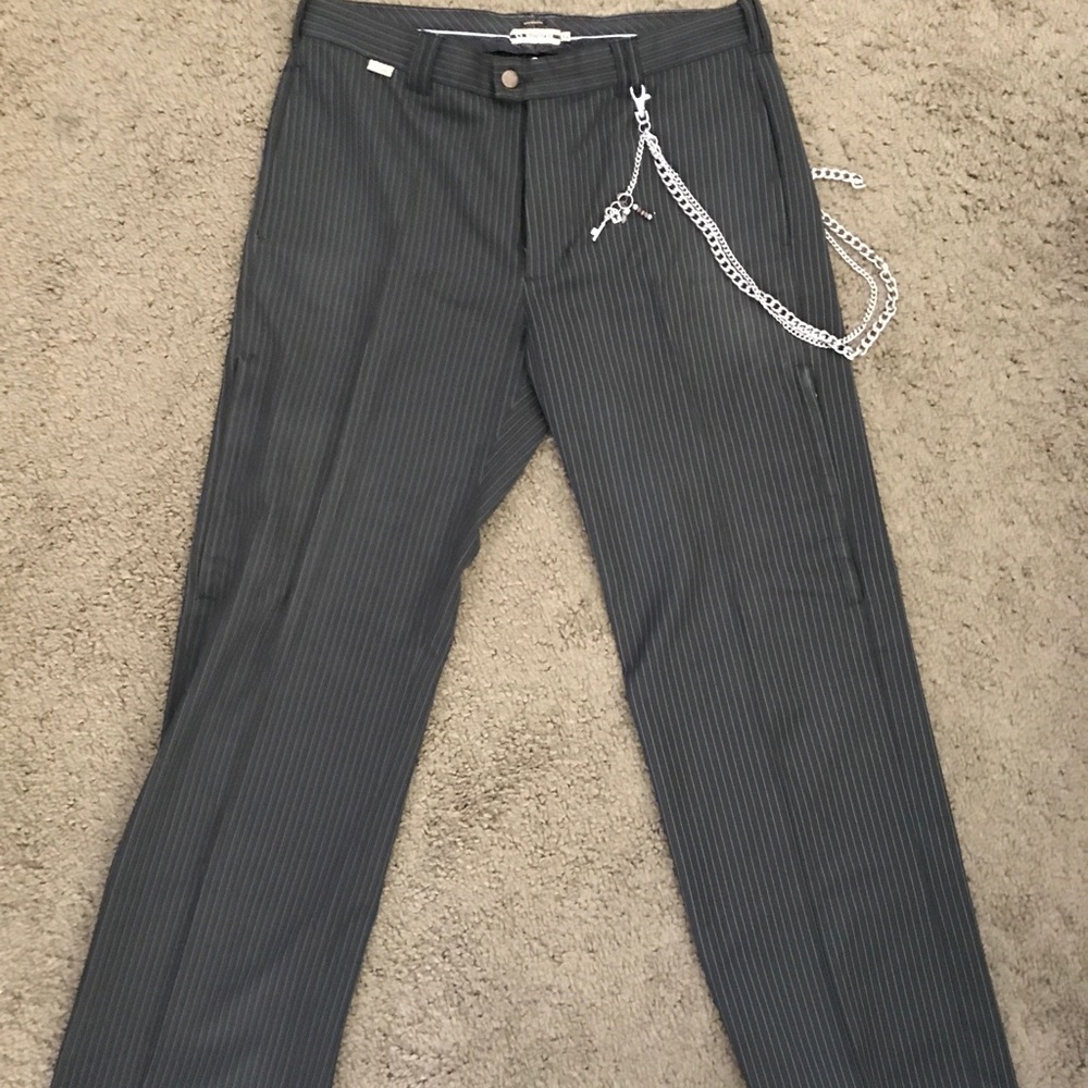 Men’s Subscript Wide Leg Casual Pant.